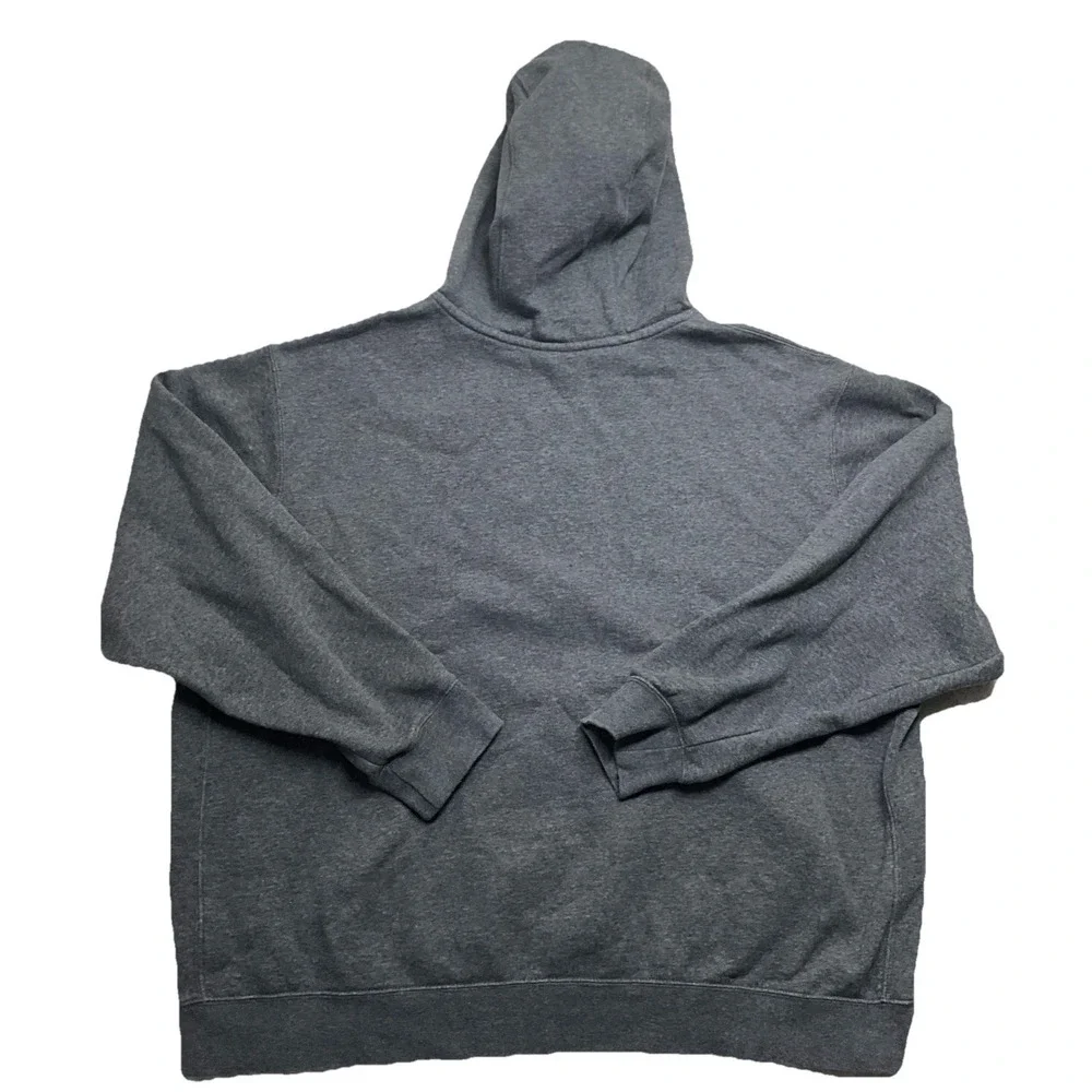 Nike Mens Gray Long Sleeve Pullover Hoodie Size 2XL